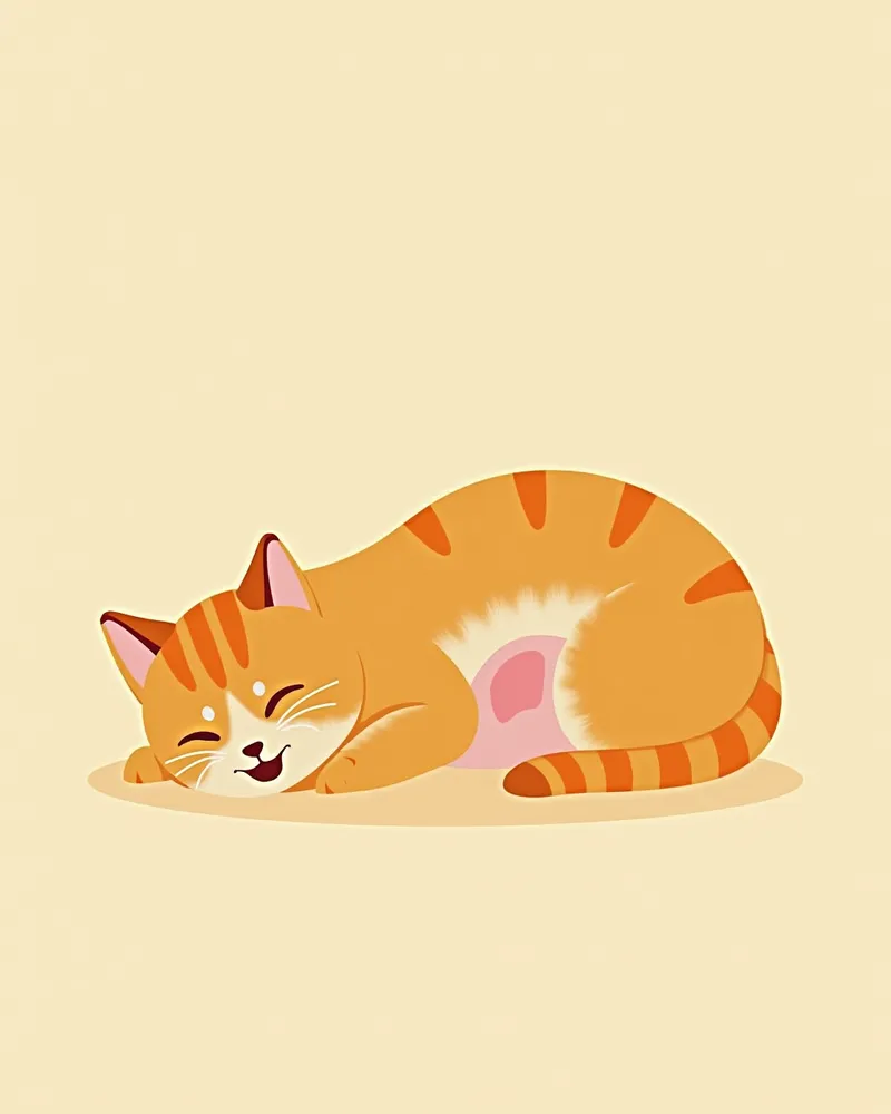 간 종양으로 인해 복부가 부은 고양이