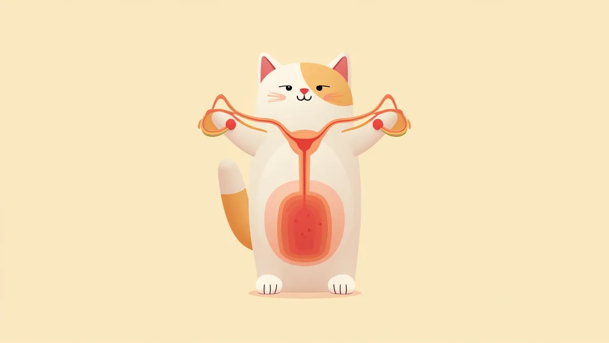 고양이 난소 및 자궁에 위치한 호르몬 반응성 종양 시각화