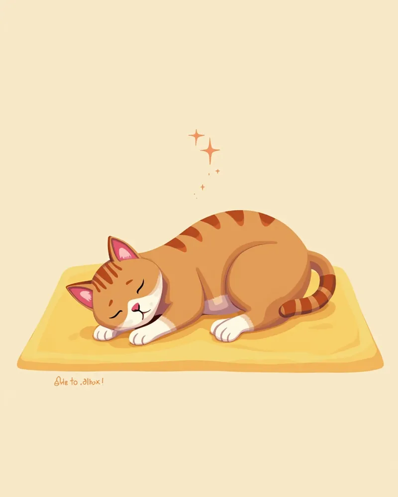 호르몬 반응성 종양으로 인한 고양이 증상 시각화