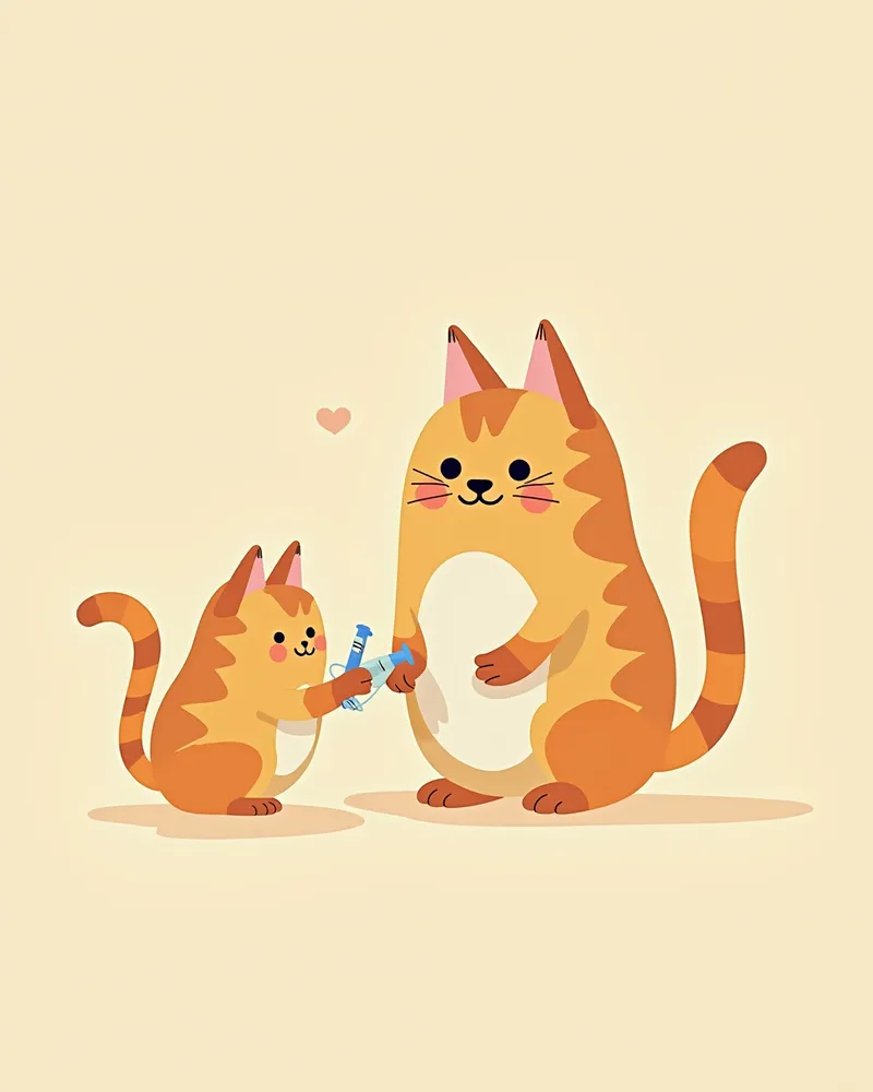 고양이 알도스테론증 치료 중 약물 투여