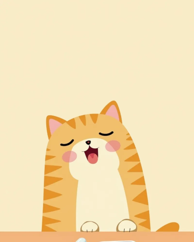 약을 먹는 고양이