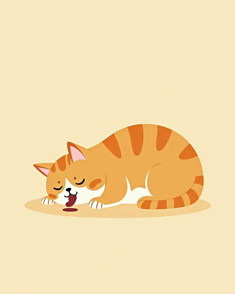 저혈당 증상을 보이는 고양이