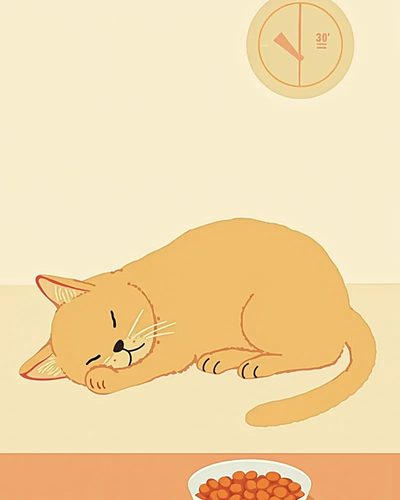 고양이 황달 관리: 조용한 환경과 특수 사료 제공