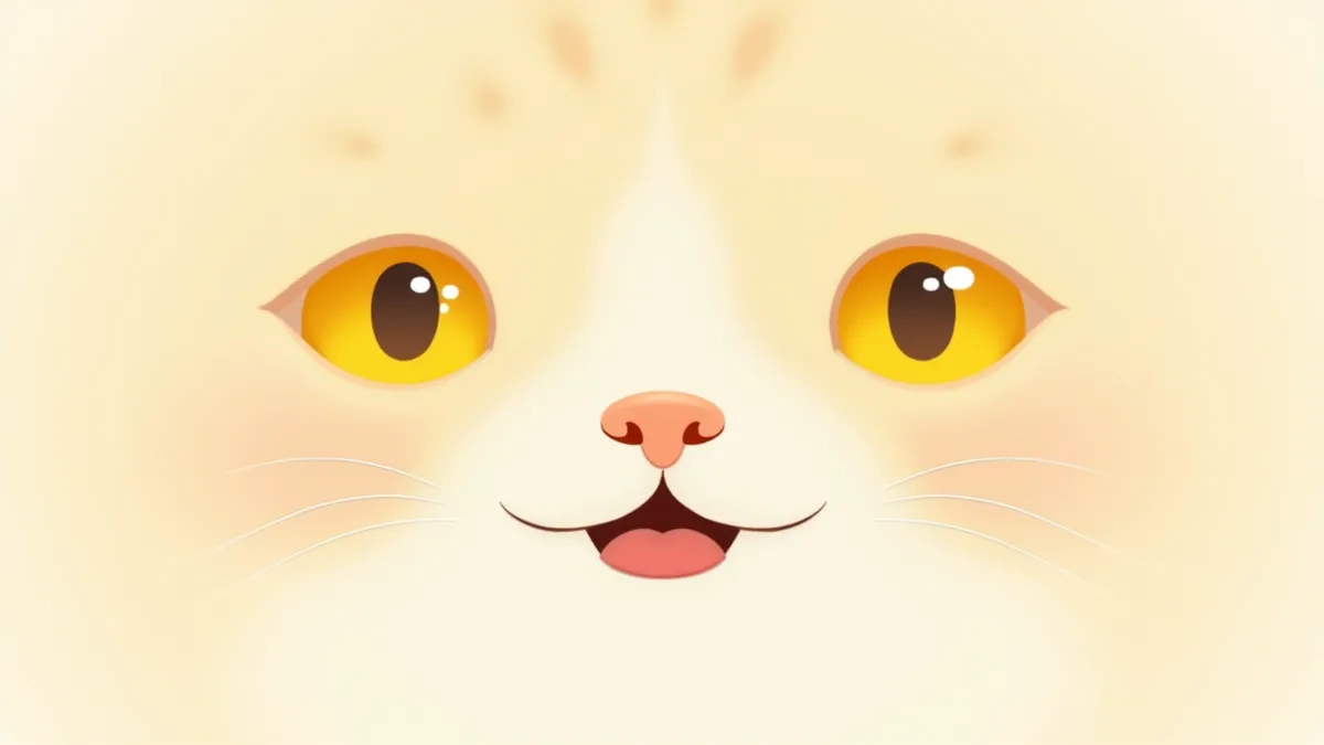 고양이 황달의 주요 신호인 눈과 입술의 황변