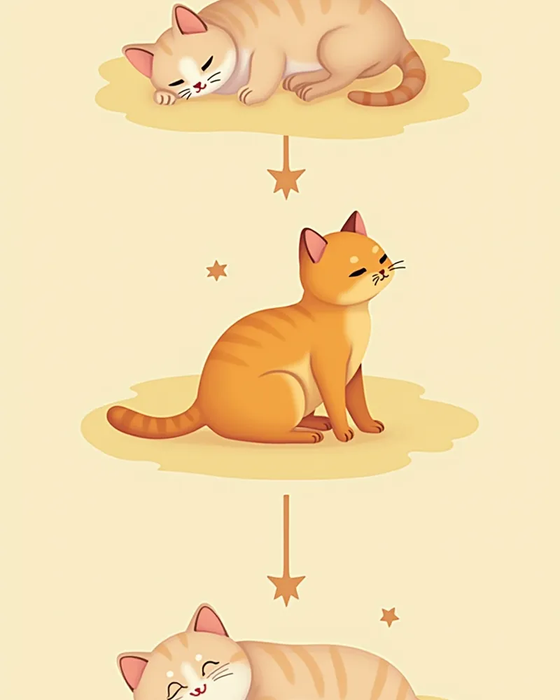 고양이 황달의 세 가지 주요 원인을 시각적으로 설명한 그림