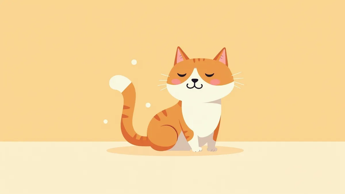 고양이 털에 기생한 이의 모습