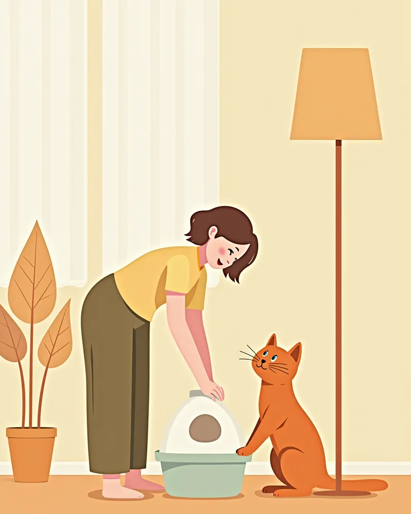 고양이 화장실 올바른 배치 방법