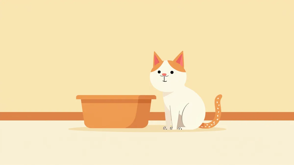 화장실 기피를 보이는 고양이