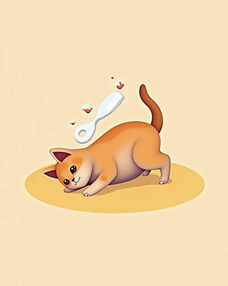 고양이의 복부 초음파 검사 중인 수의사 이미지