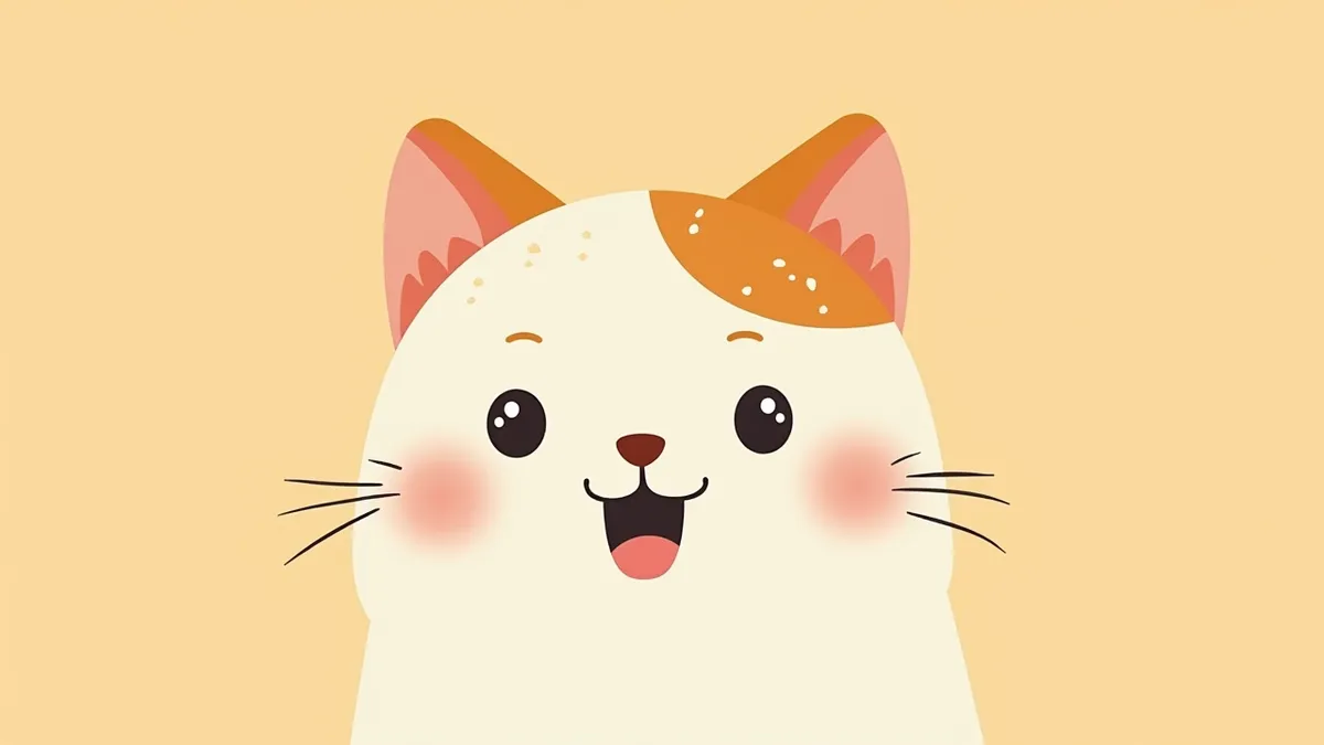 귀와 턱 주변 피부 트러블이 있는 고양이