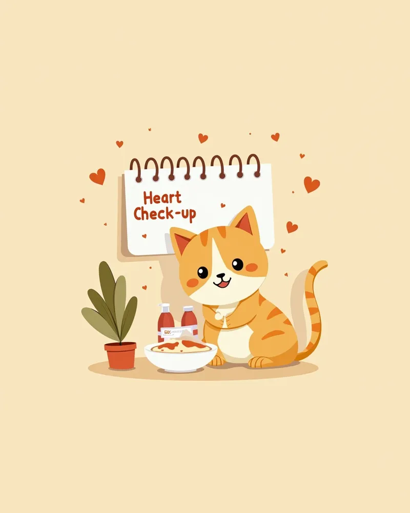 고양이 정기 심장 검진 일정