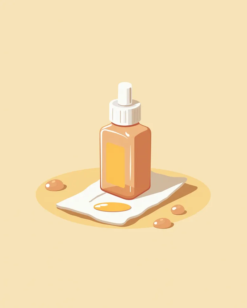 고양이용 눈 세정제와 면 패드 세트