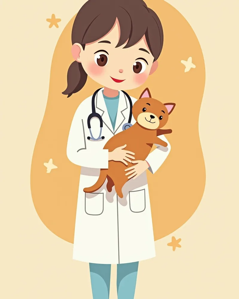 고양이 중성화 수술 전 검진 이미지