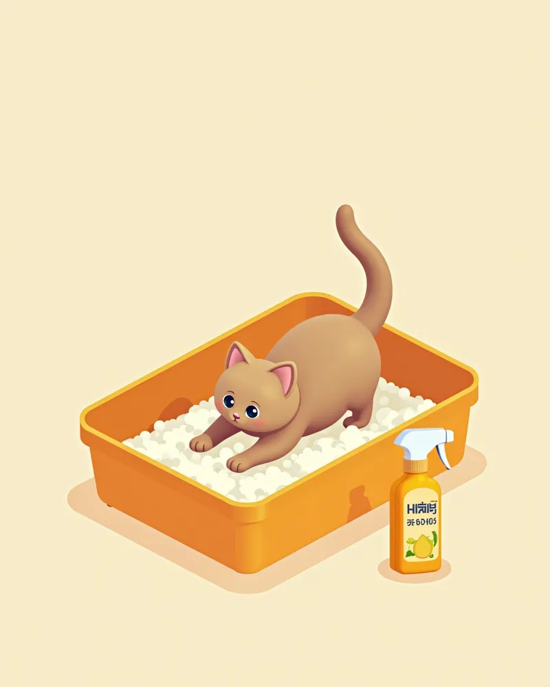위생적인 고양이 환경