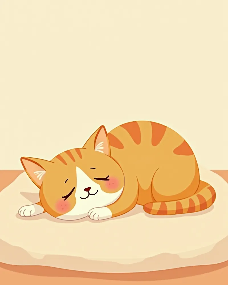 콧물과 무기력 증상을 보이는 아픈 고양이