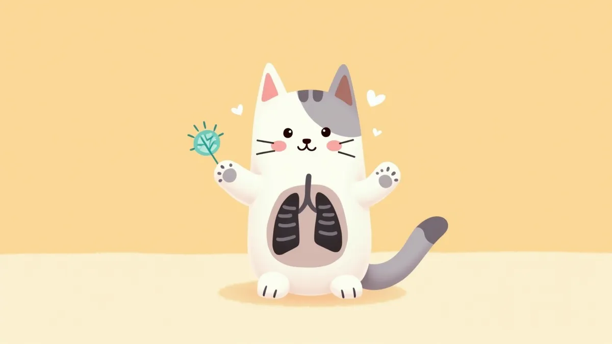고양이 기흉의 흉부 X-ray 영상
