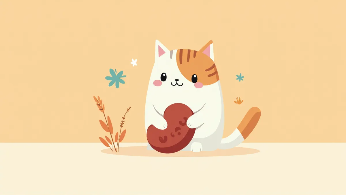 고양이 신장의 미세 구조에서 단백질이 빠져나가는 모습
