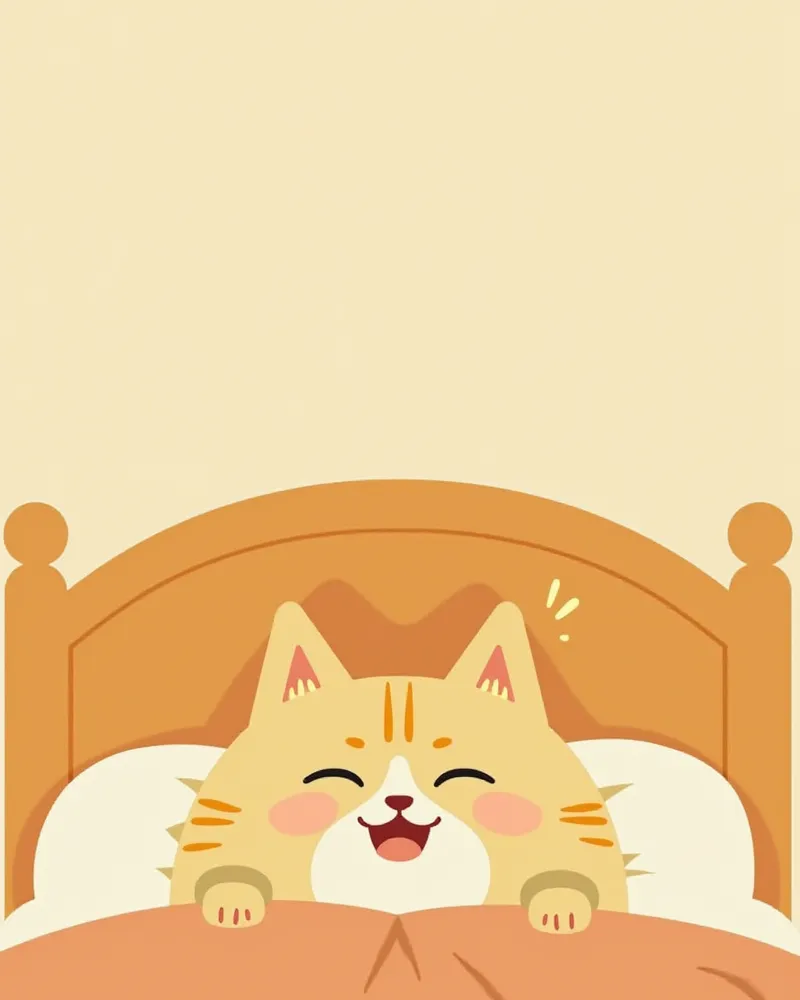 가구 아래에 숨어 있는 고양이 — 스트레스 반응