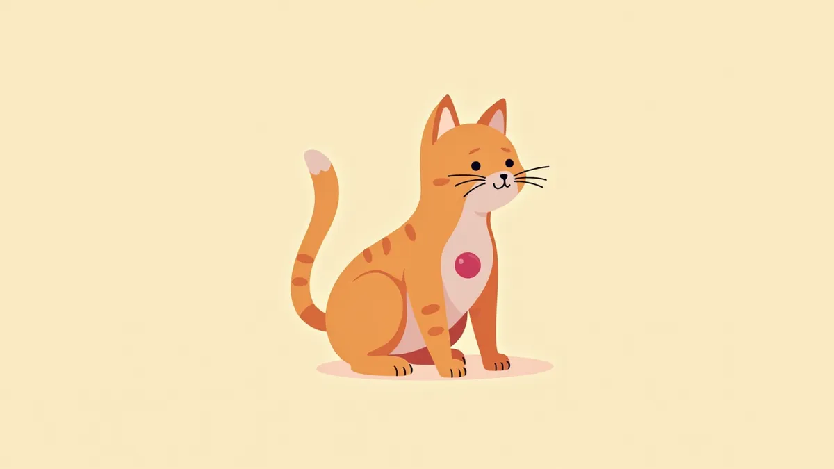 고양이 폐에서 암세포가 퍼지는 모습을 보여주는 해부학적 그림