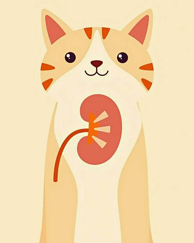 노령묘의 주요 장기 병변 설명