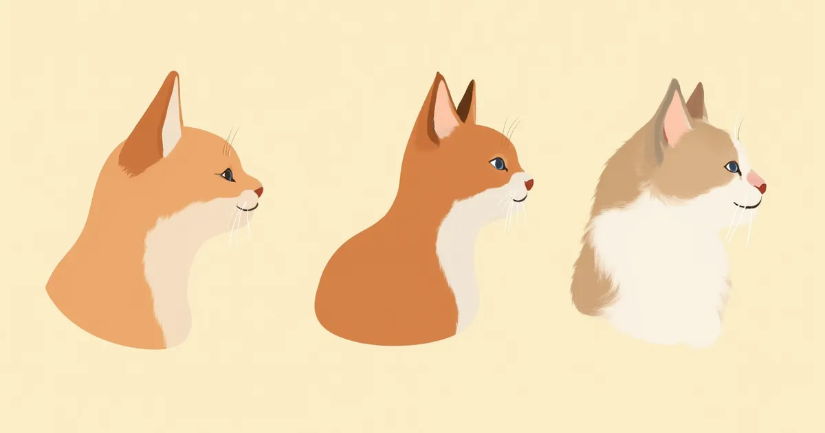 고양이두형 — 머리 모양 분류 완벽 가이드