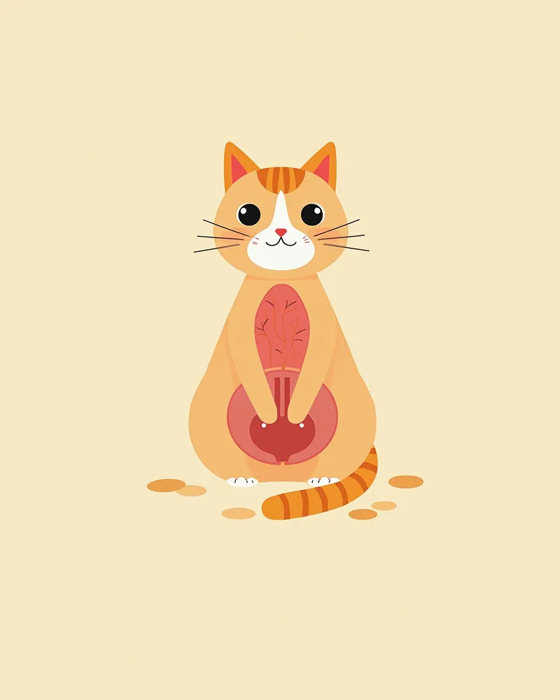 고양이 생식기 구조도
