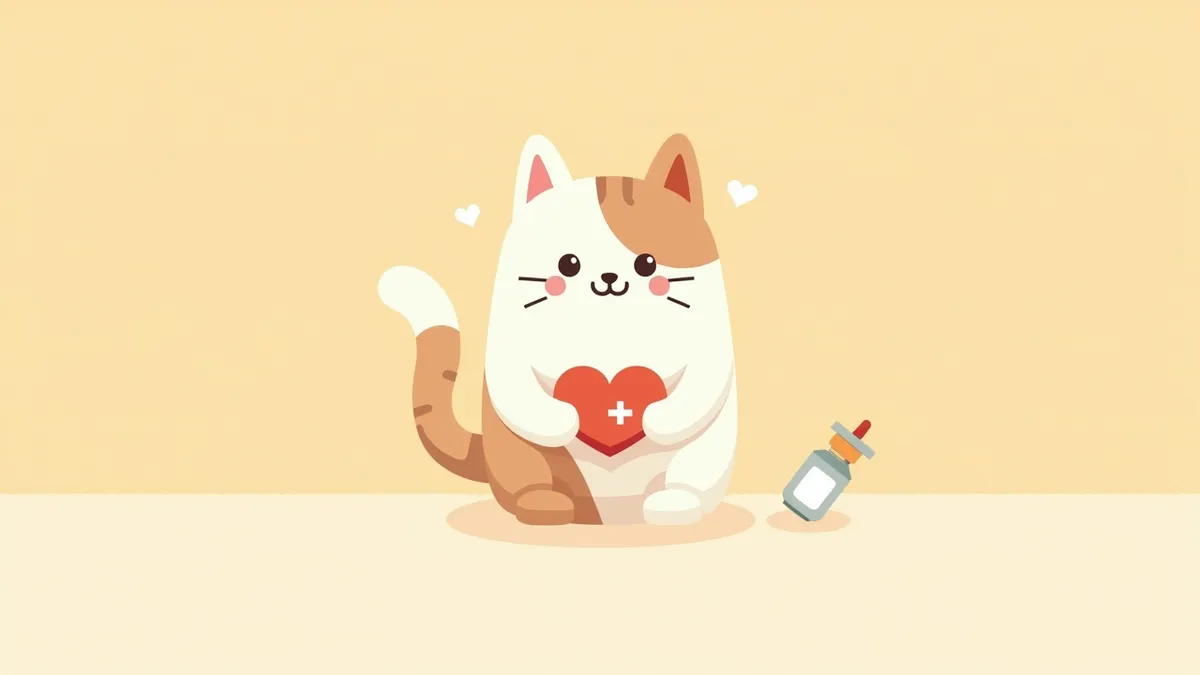 고양이 스피로노락톤 심장 치료 이미지