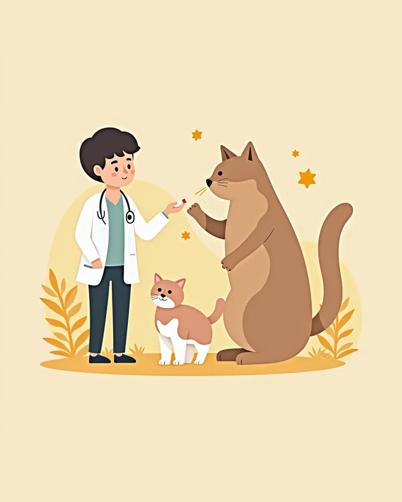 수의사가 스피로노락톤 설명 중