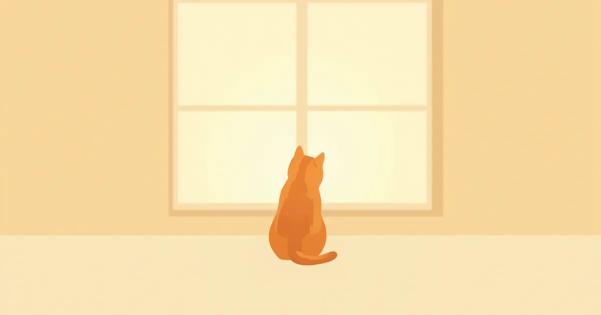 고양이가 한 곳만 응시하는 이유