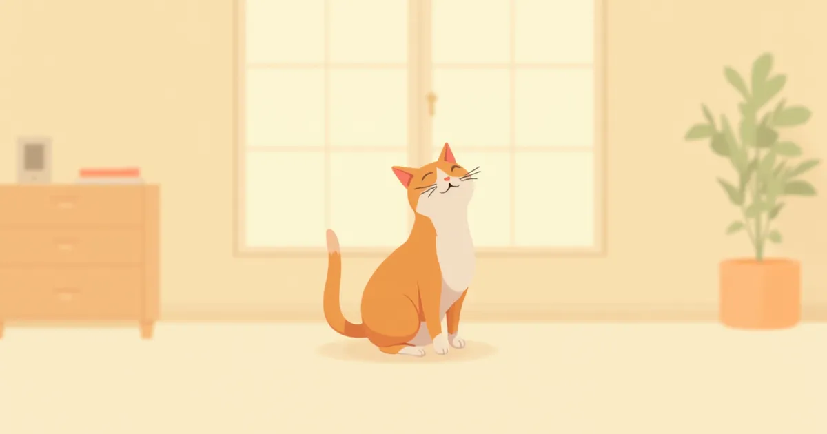 고양이 한 곳만 응시하는 이유