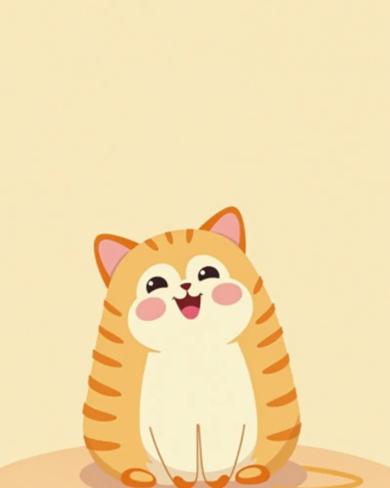 사시로 인해 머리를 기울이고 있는 고양이