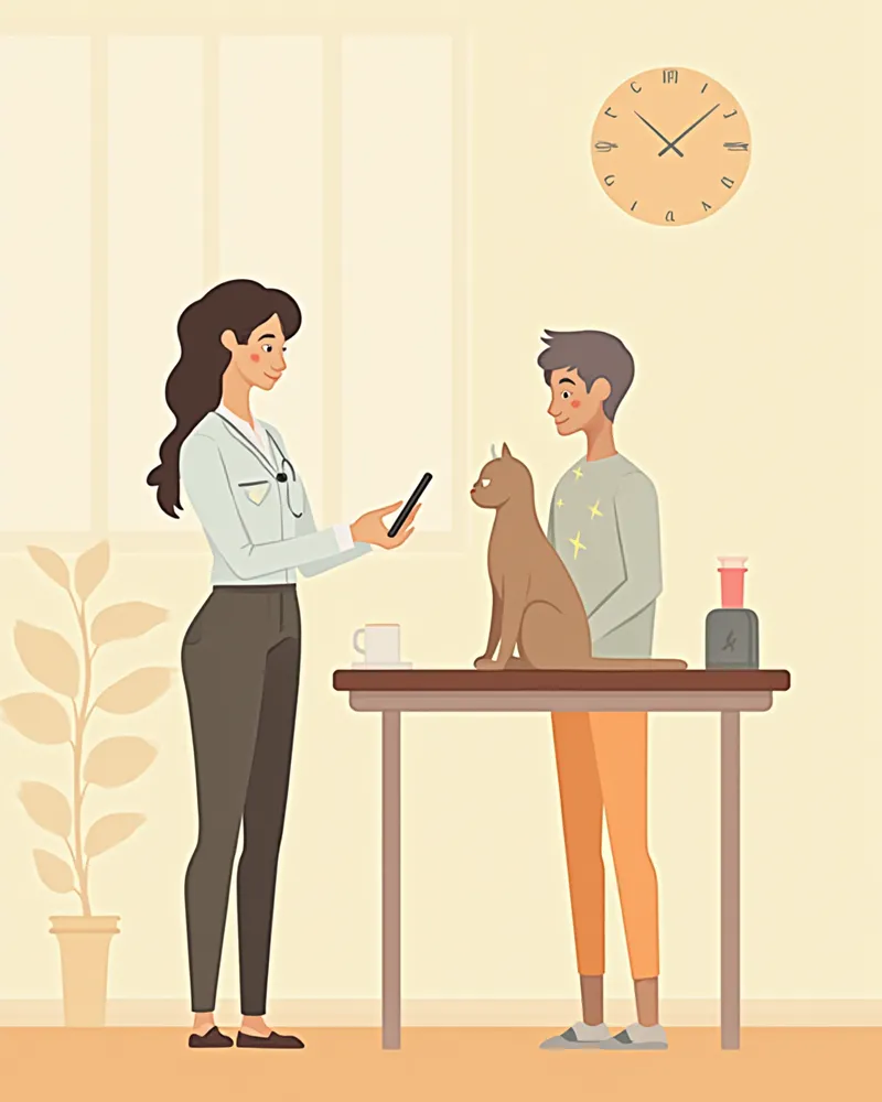 고양이 촌충 치료제 투약 안내