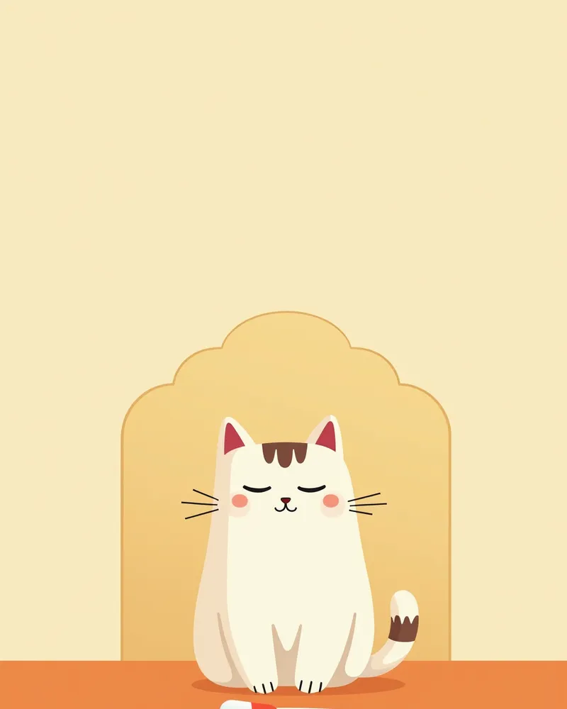 고양이 약물 복용 장면
