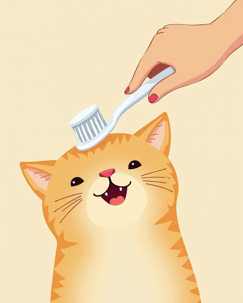 고양이 치아 흡수성 병변 치료 후 구강 위생 관리 방법