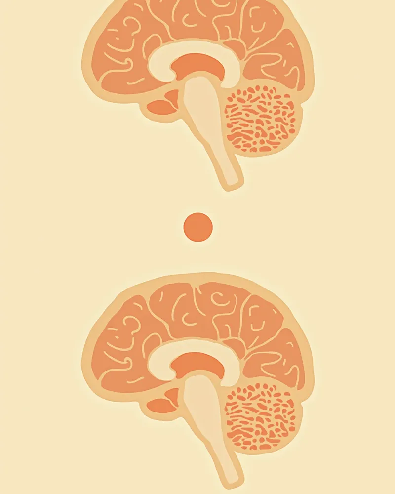 고양이 뇌의 CT와 MRI 이미지 비교