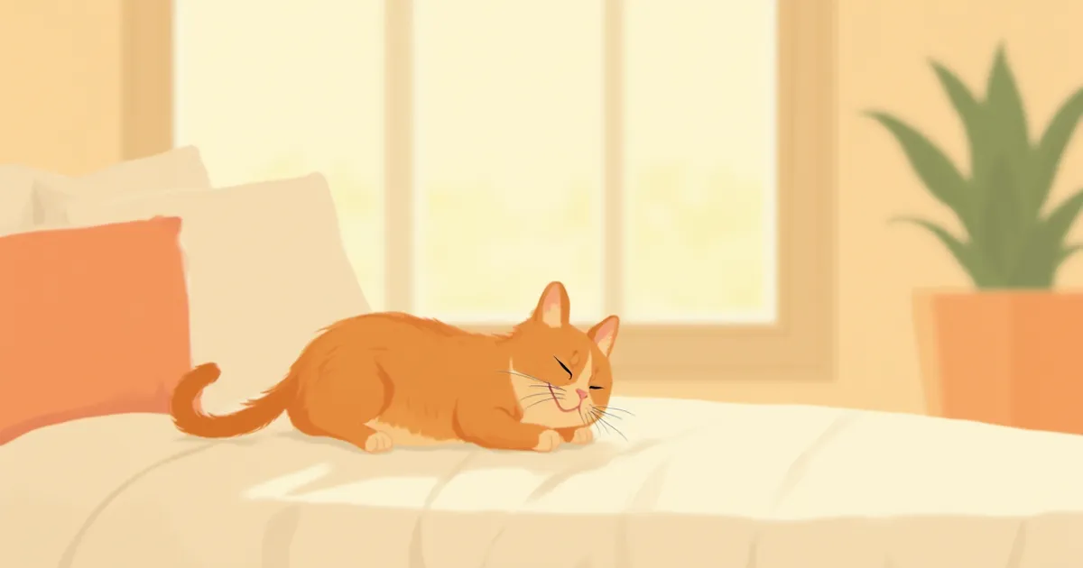 고양이가 자다가 갑자기 깨는 이유