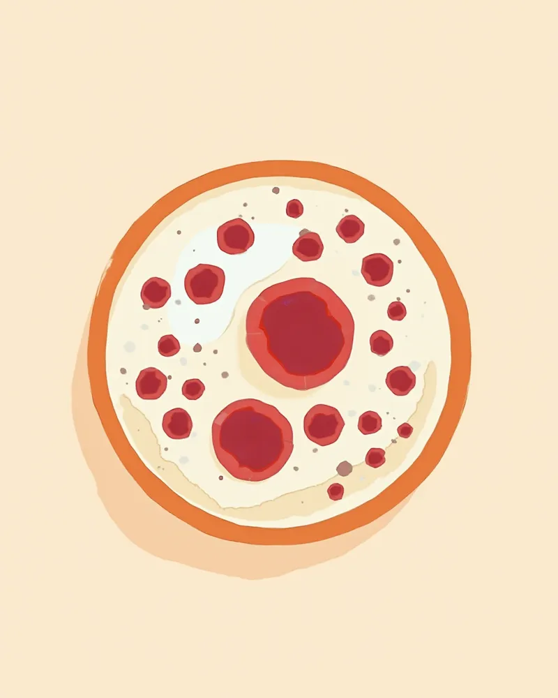 현미경으로 관찰한 반려동물 적혈구 이미지