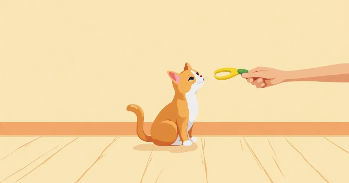 고양이 클리커 훈련 기초