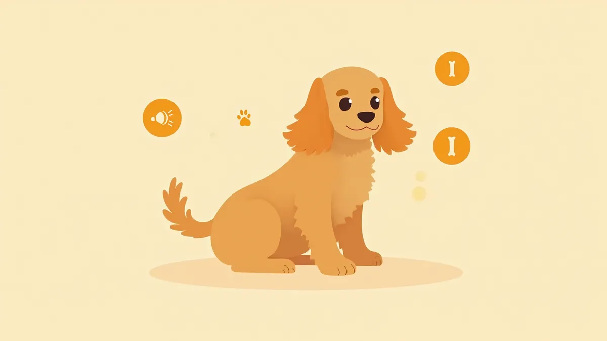 코카스파니엘 귀·눈·관절 건강 개요 일러스트