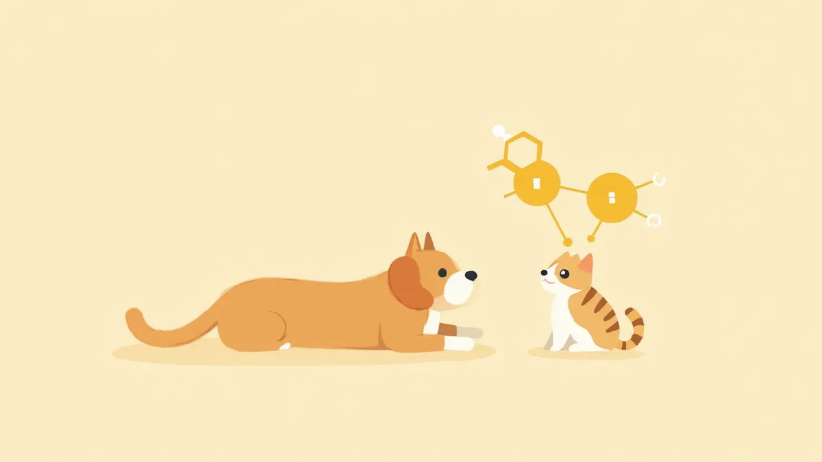 시스테인과 글루타치온 합성 개념 일러스트