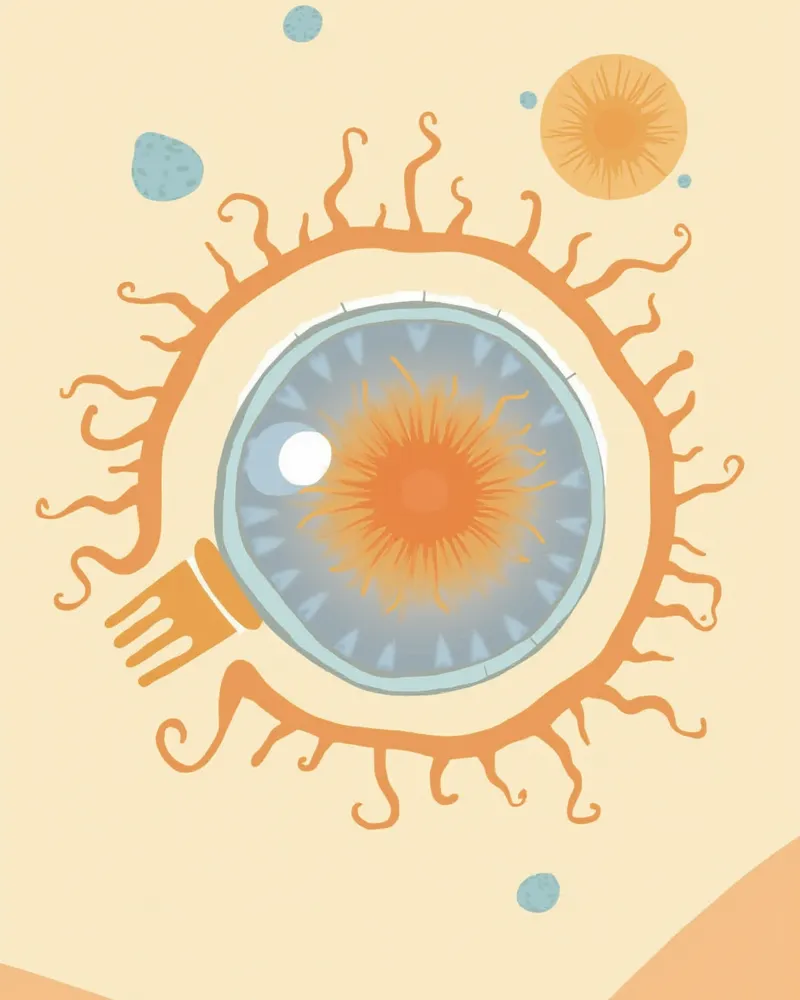 DHA가 망막 시세포와 뇌 신경에 축적되는 모습