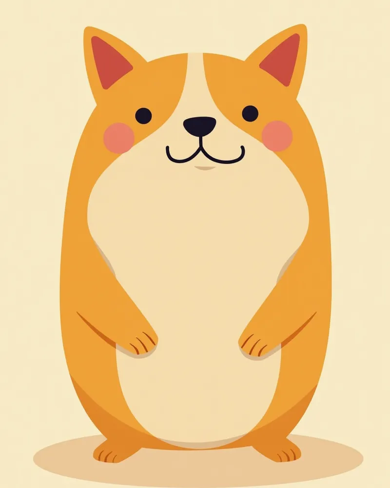 복수로 인해 복부가 부푼 강아지의 불편한 표정