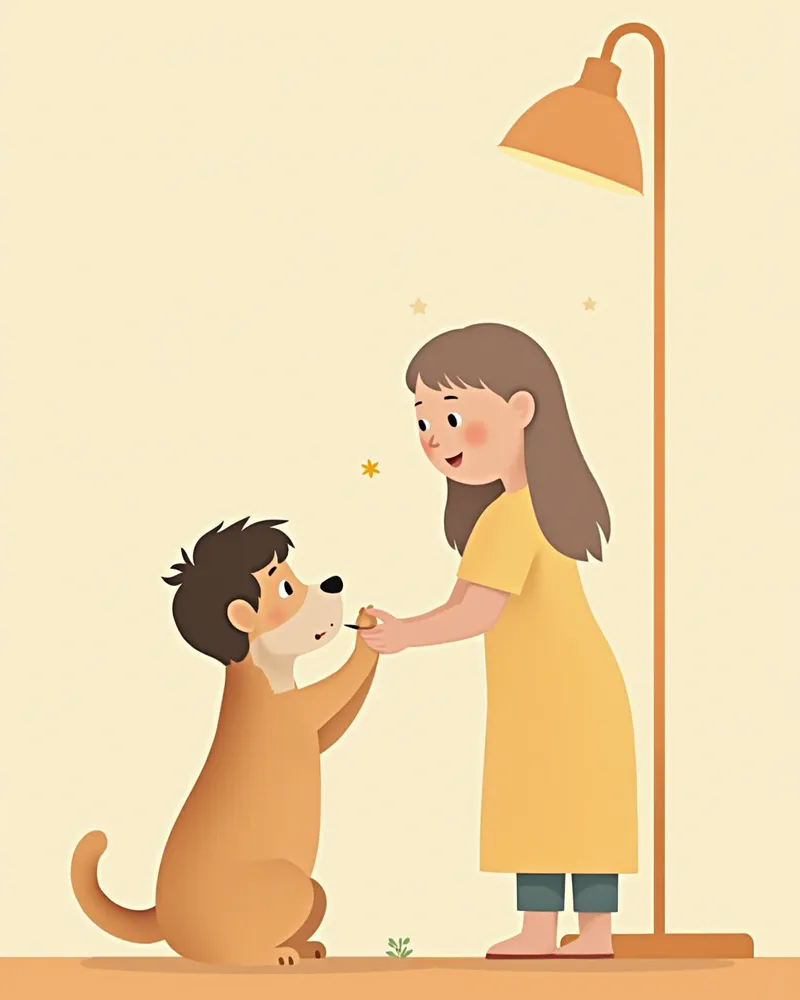 강아지 항경련제 부작용 확인을 위해 잇몸 상태를 살피는 보호자
