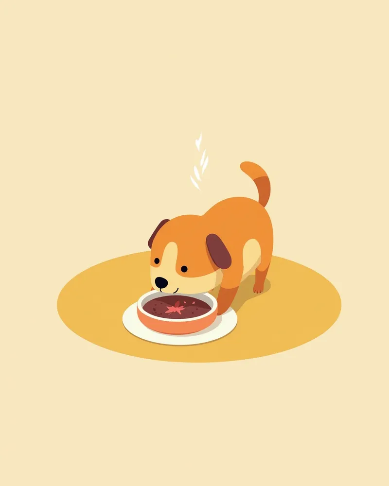 흡인성 폐렴 회복 중인 강아지의 식사 관리