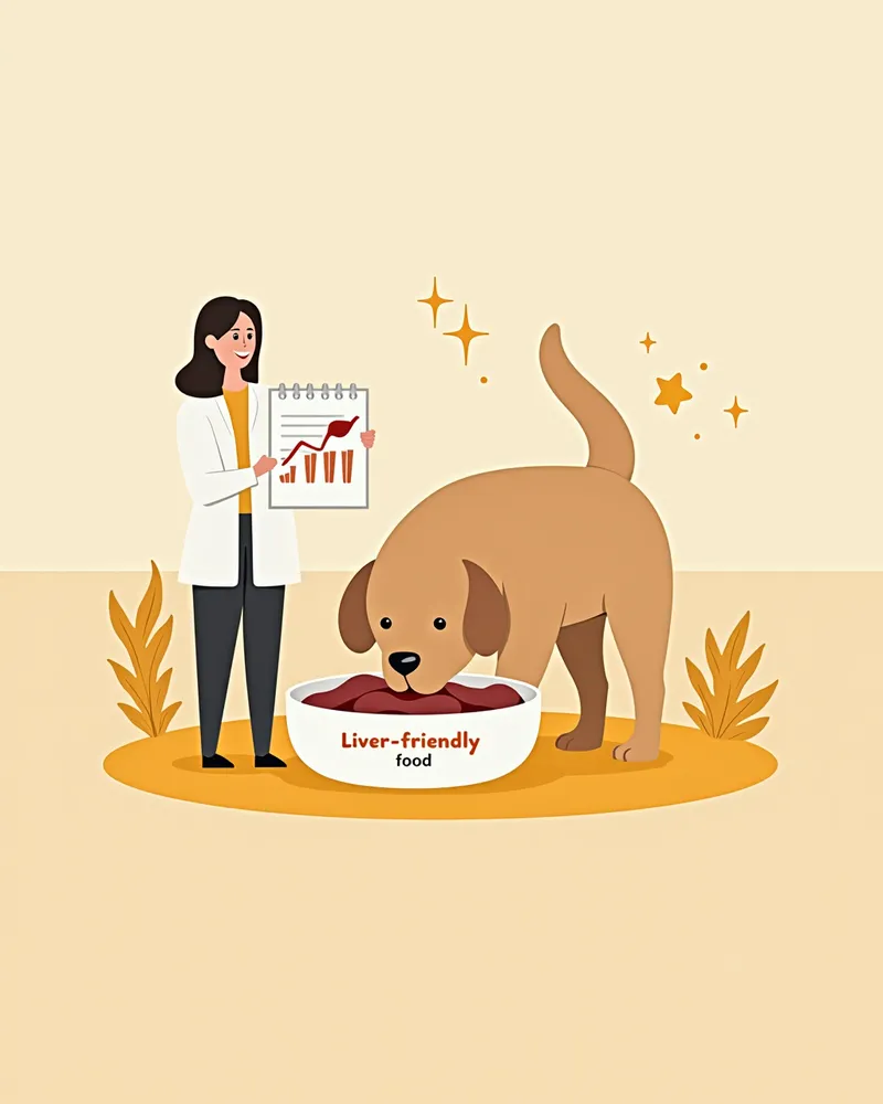 강아지 간 건강을 위한 특수 사료와 운동 관리