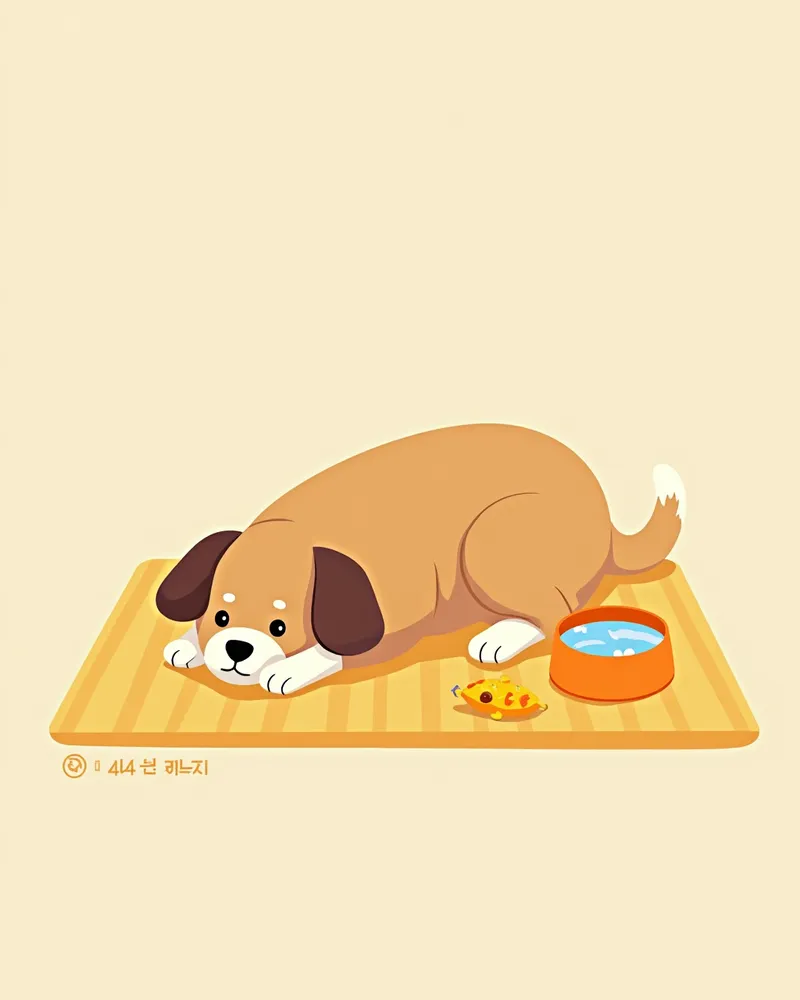 강아지 담관 폐색 관리 팁 이미지