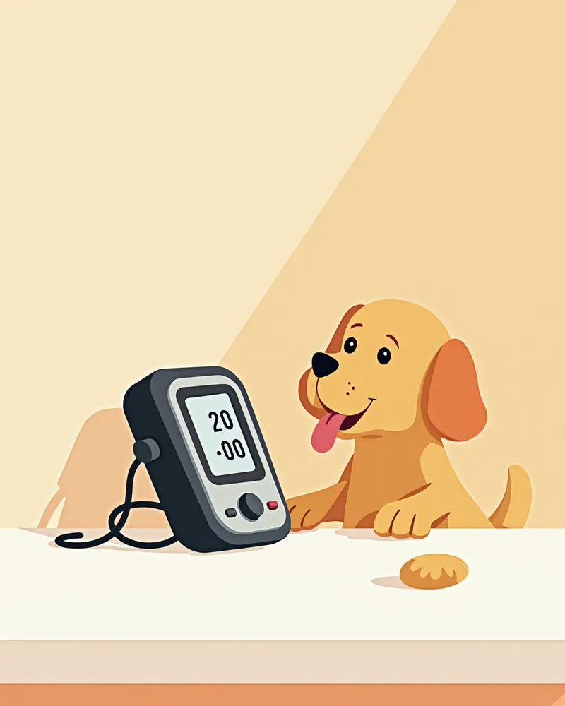 현대적인 디자인의 동물용 혈압 측정기