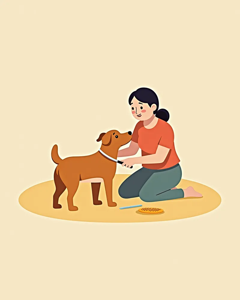 강아지 벼룩 관리 팁 사진
