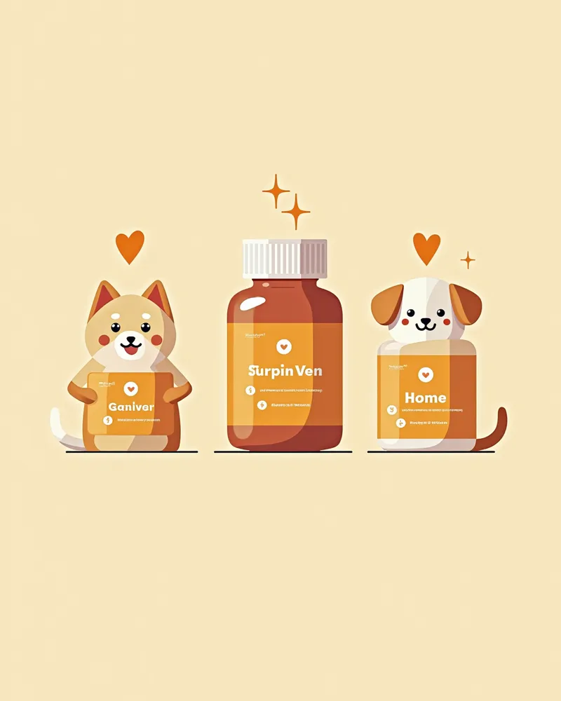 강아지 진균성 호흡기 치료제 비교 이미지