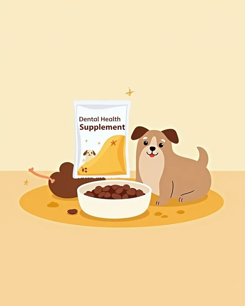 강아지 치아 건강 보조제 분말 제품